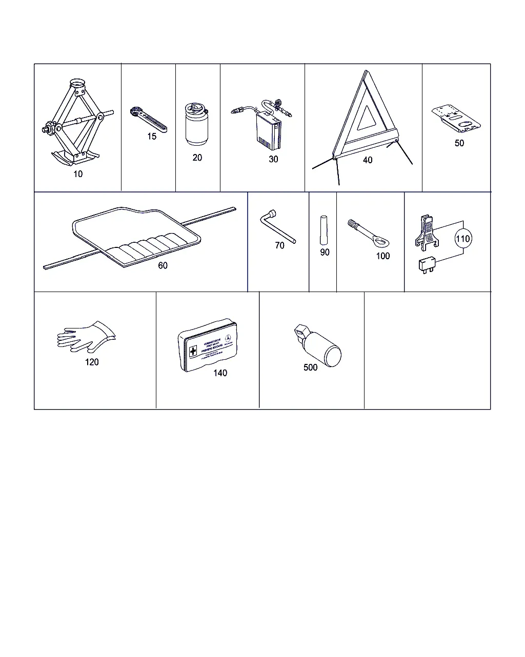 Tools and Accessories diagram