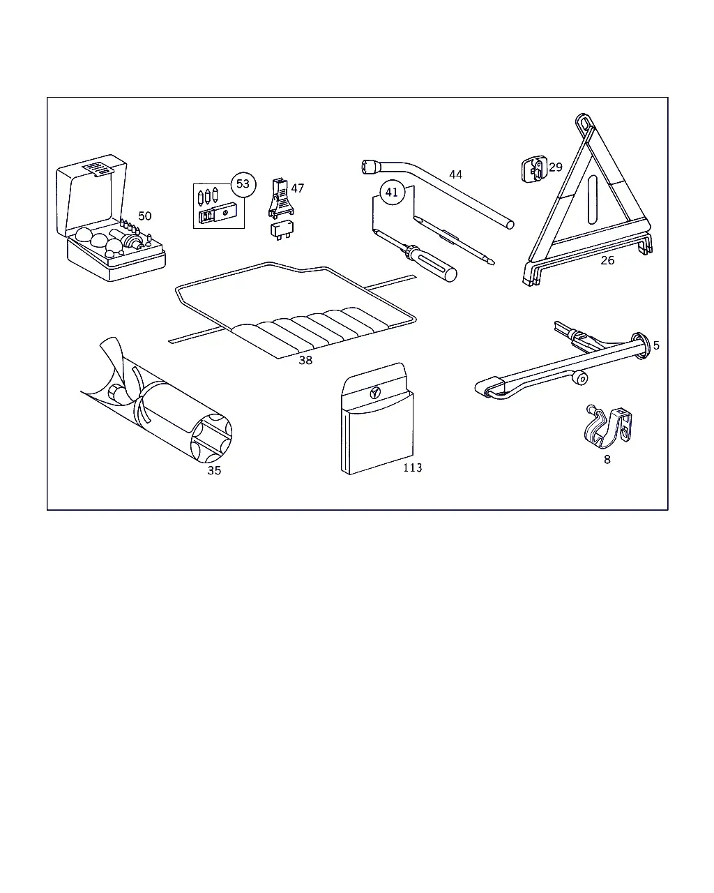 Tools and Accessories diagram