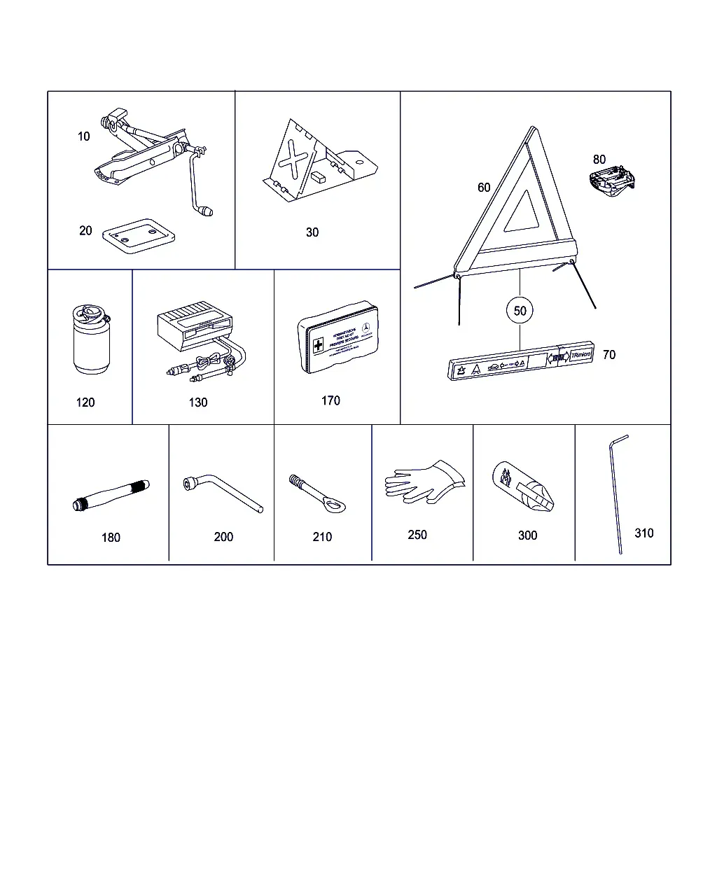 Tools and Accessories diagram