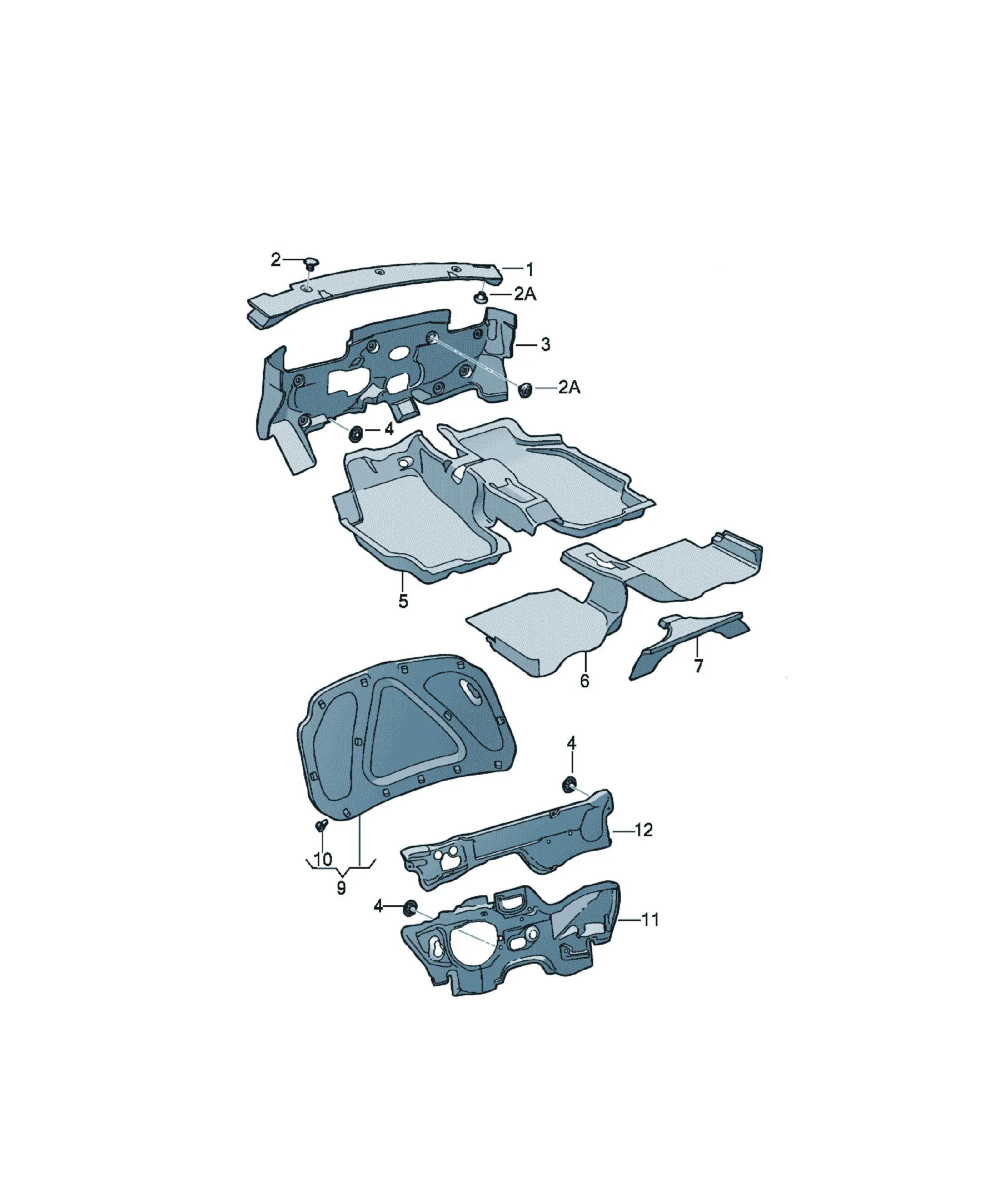 Floor insulation diagram
