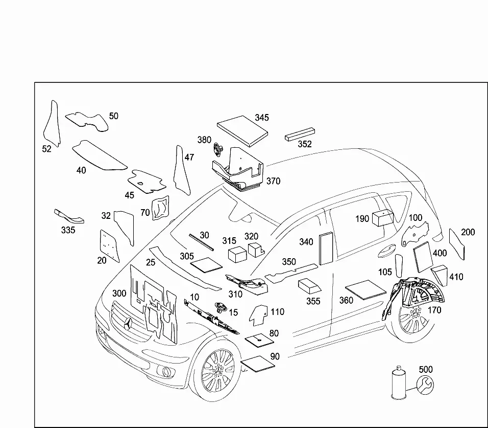 Interior insulation diagram