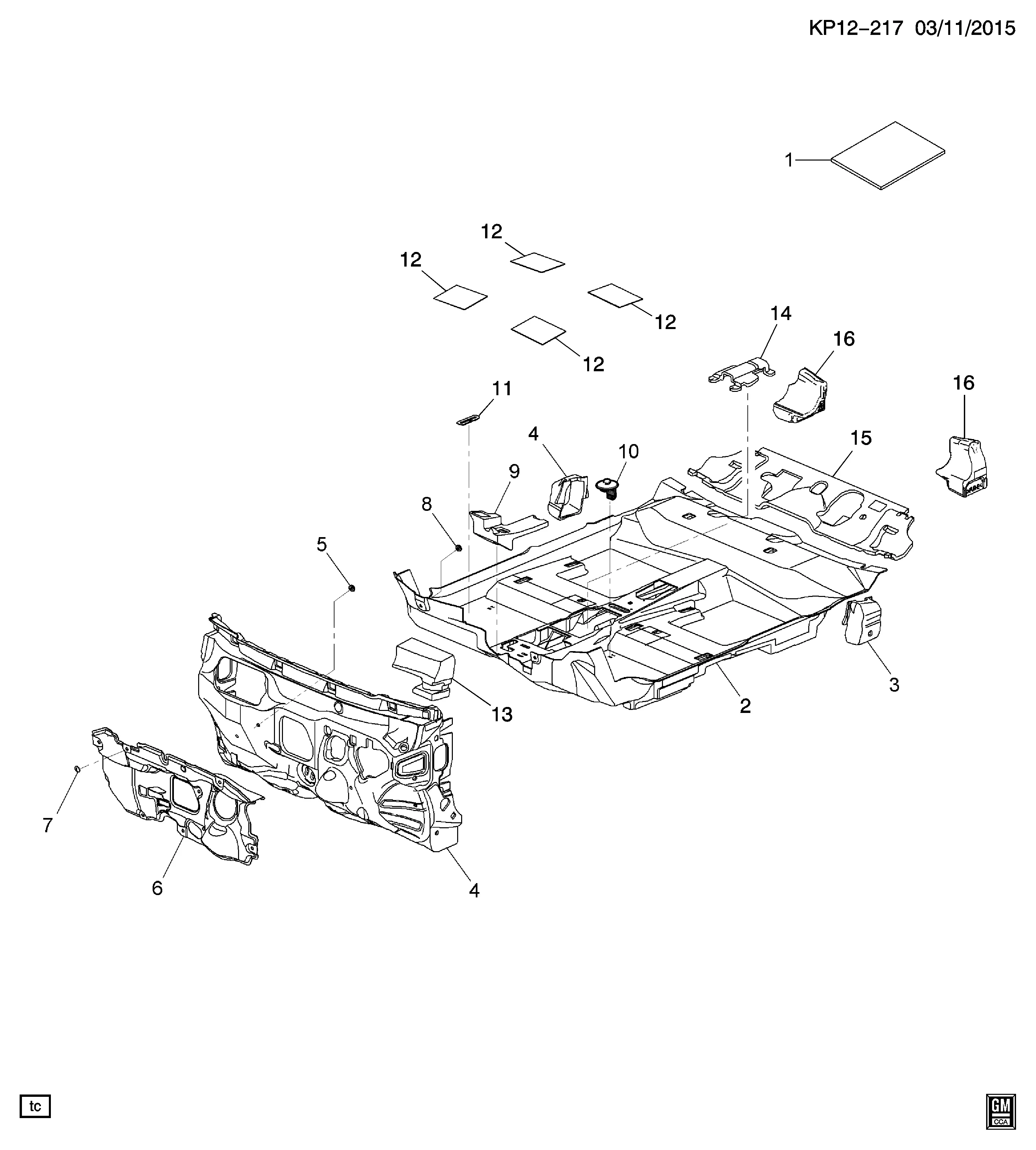 Body insulation diagram