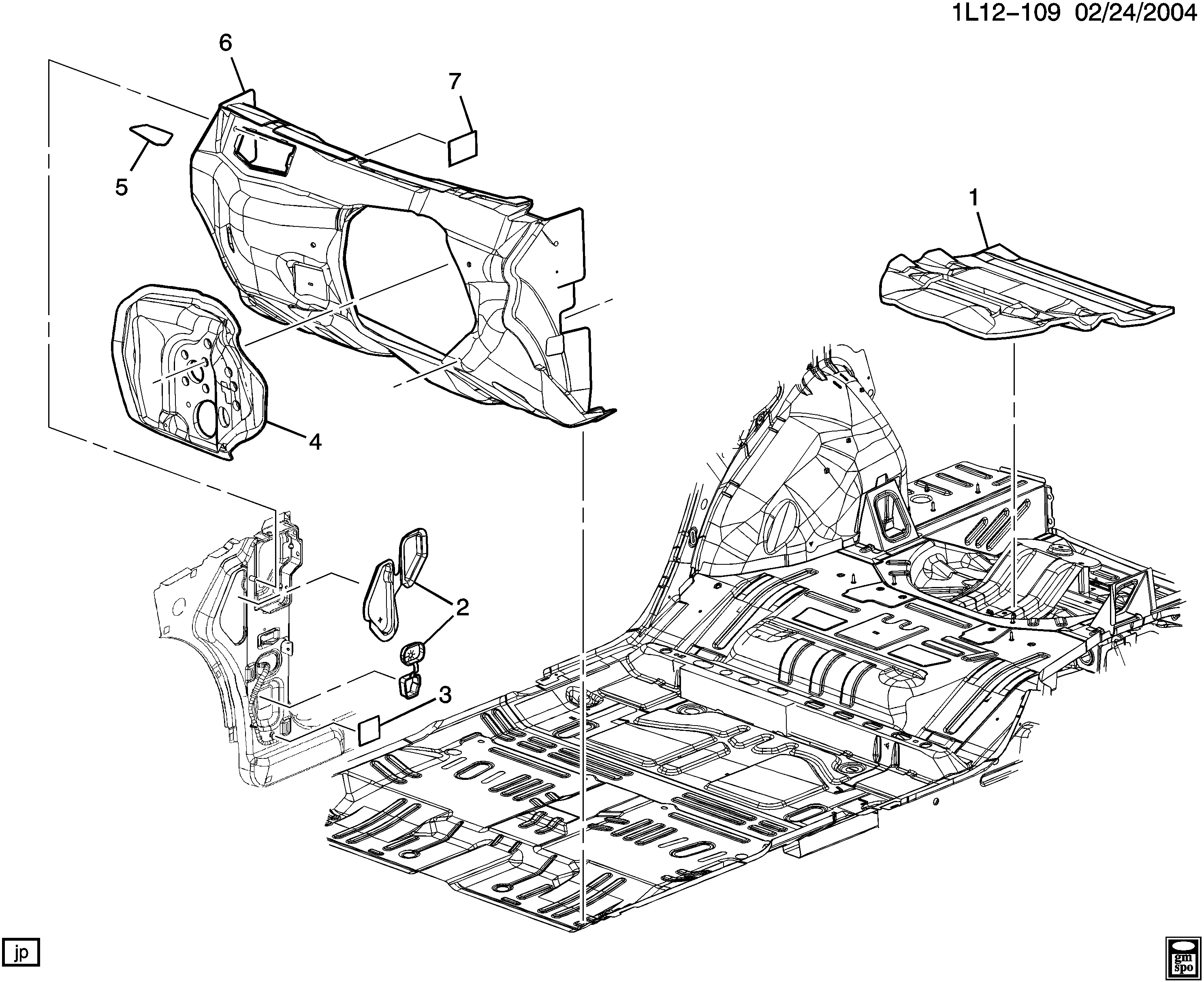 Body insulation diagram