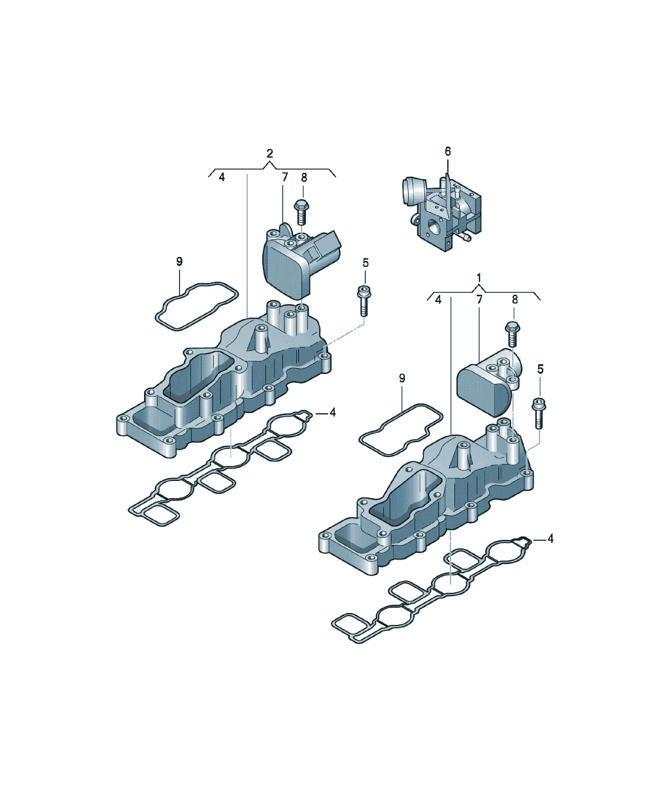 Intake manifold diagram