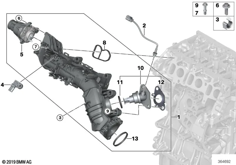 Intake manifold diagram