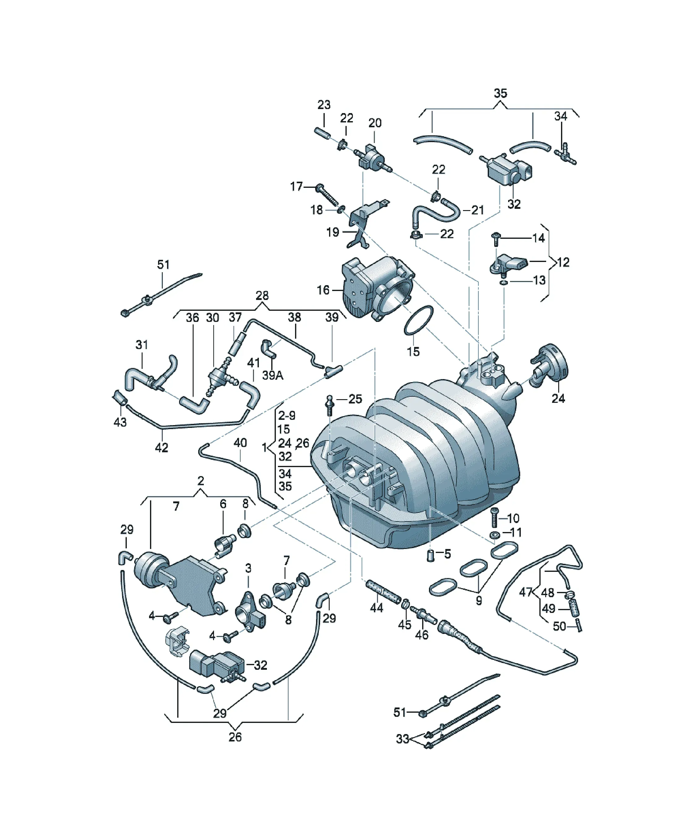 Intake system diagram