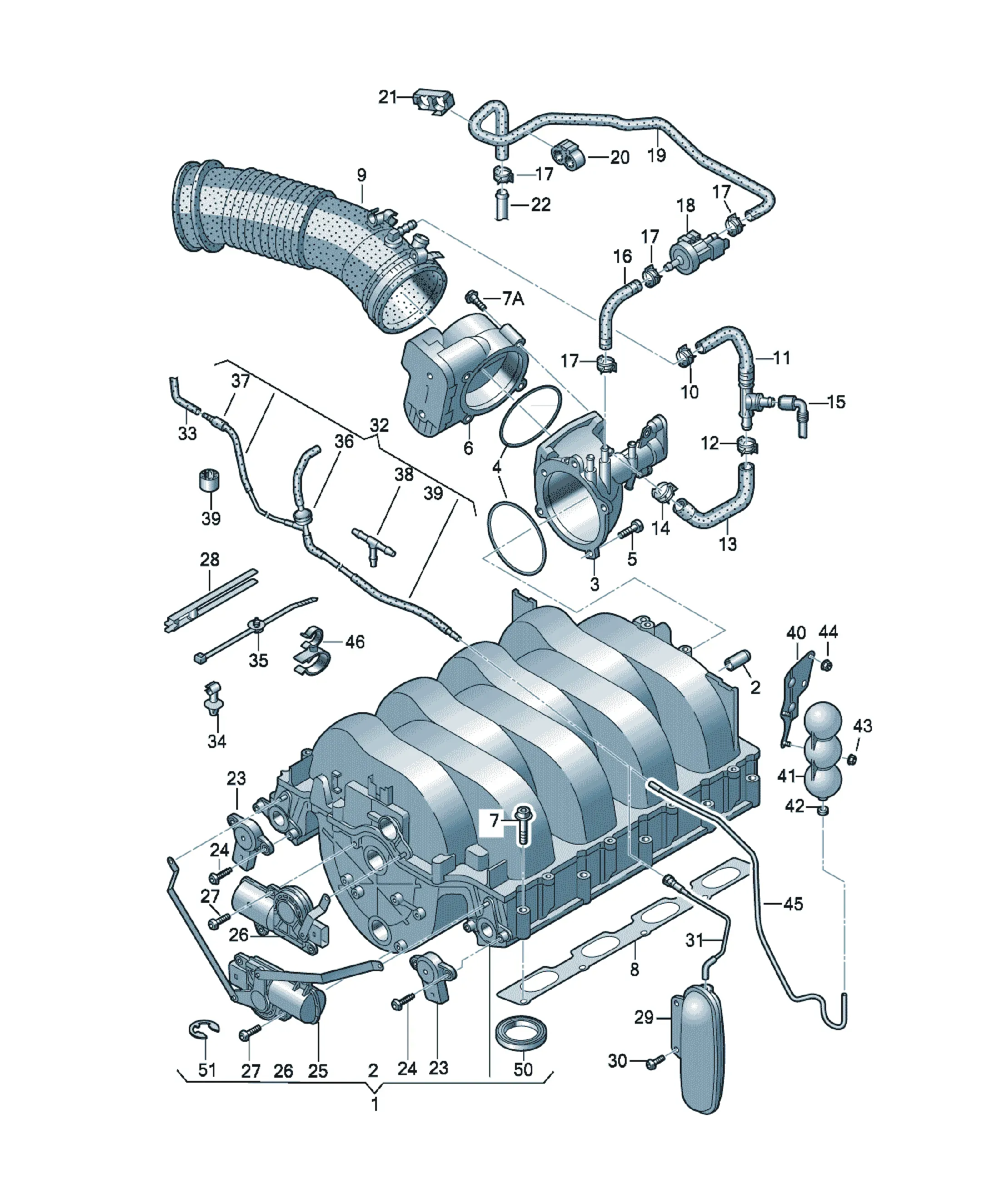 Intake system diagram
