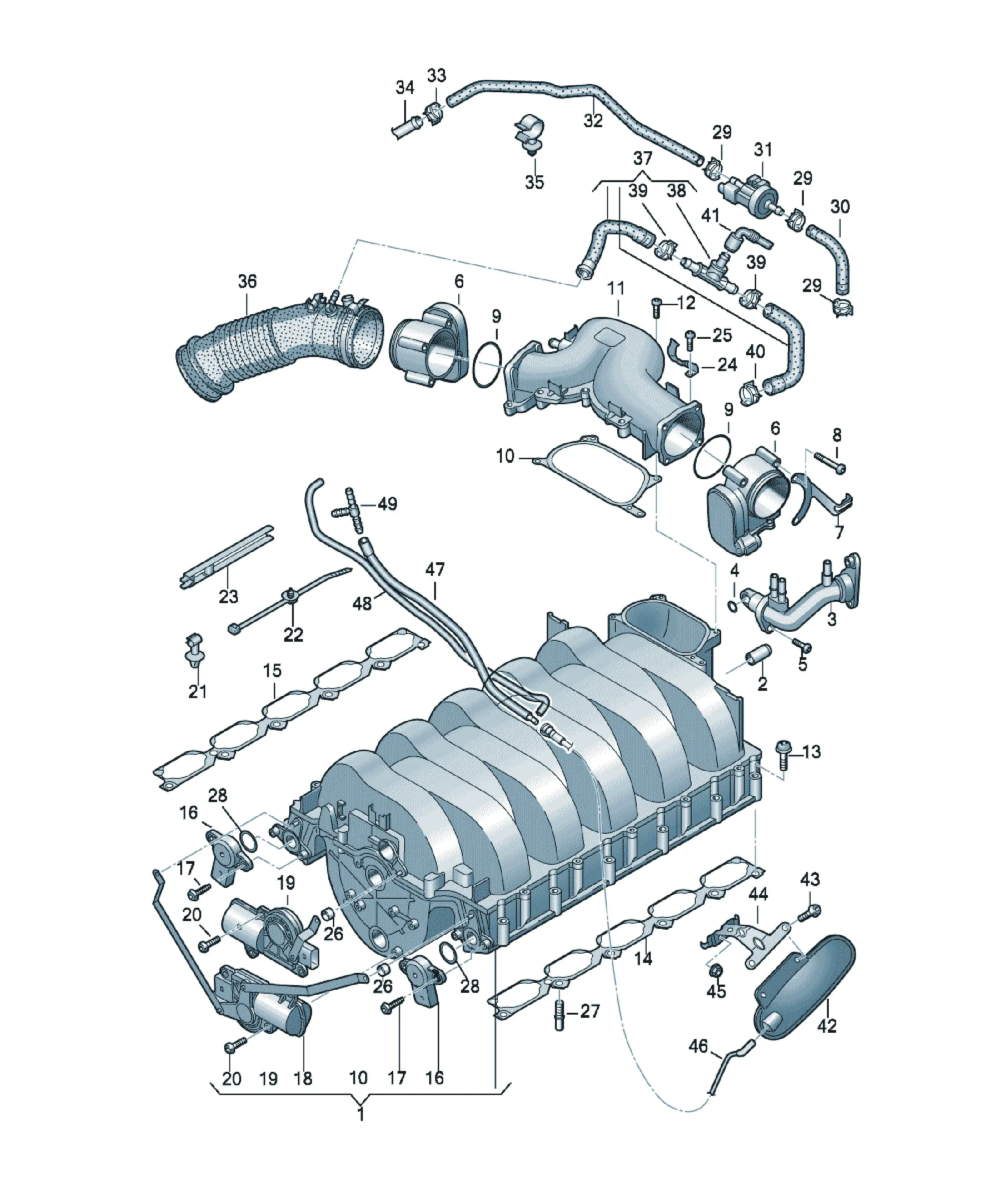 Intake system diagram