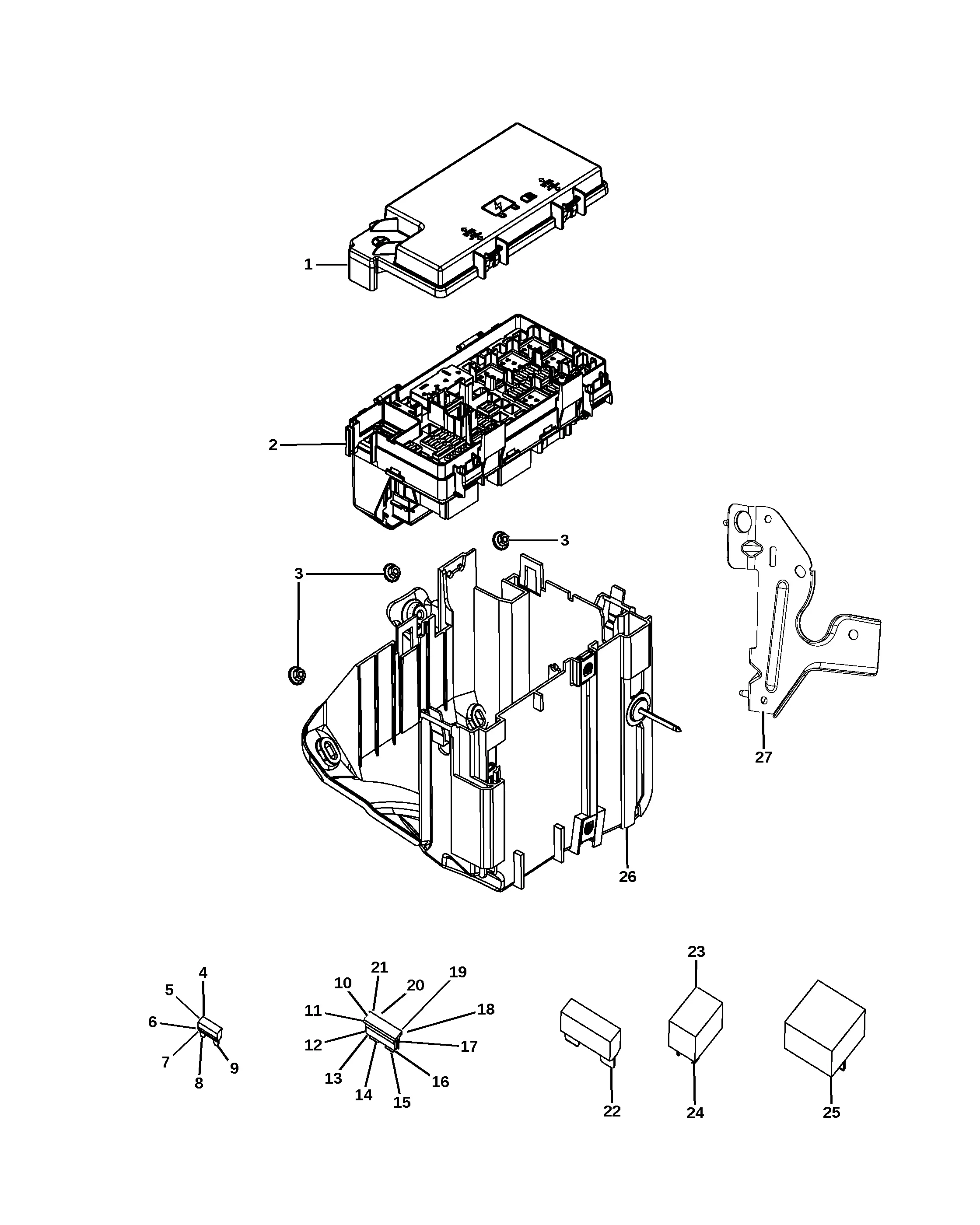 Intelligent Power Distribution Center diagram