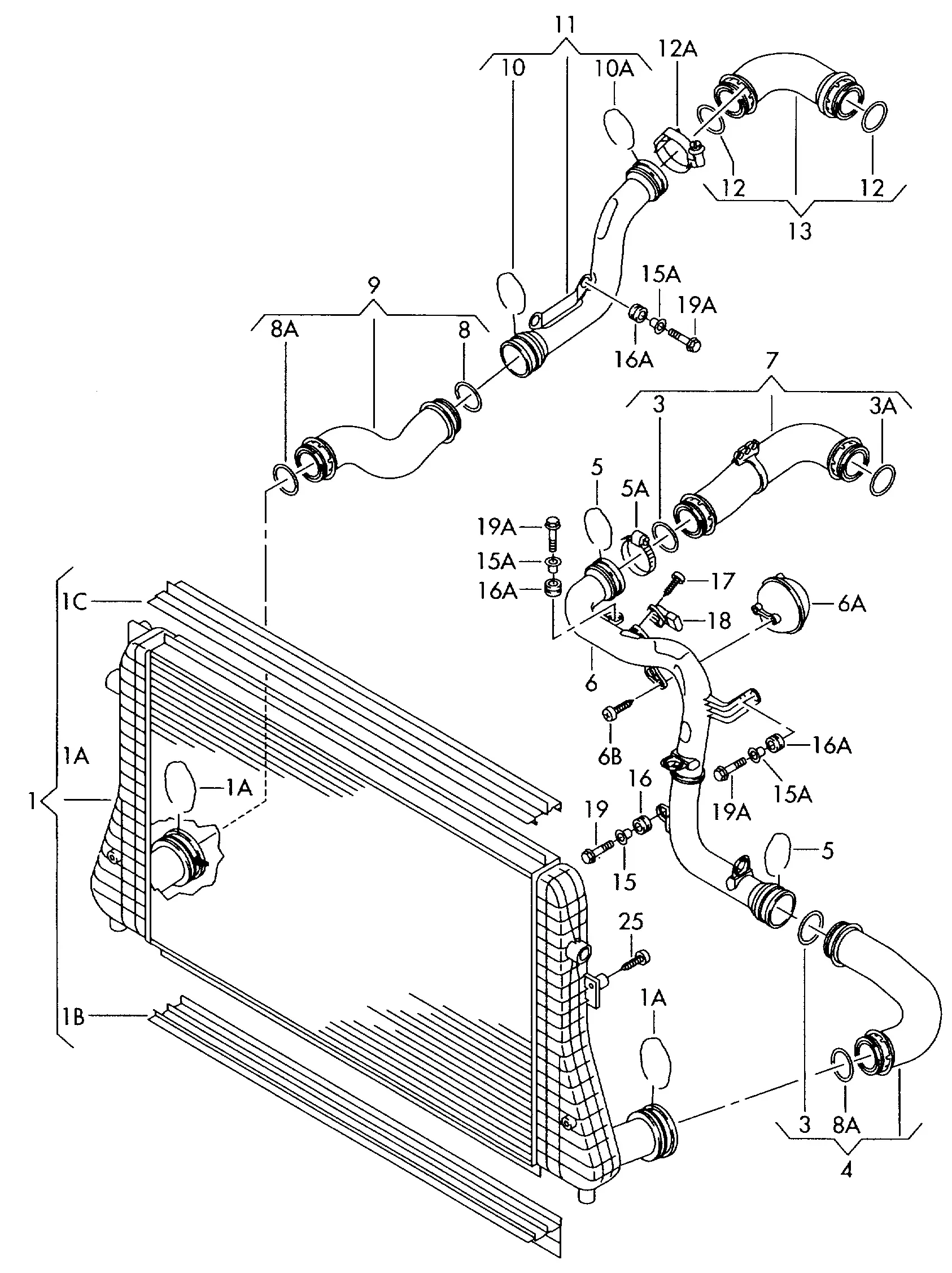 Intercooler diagram