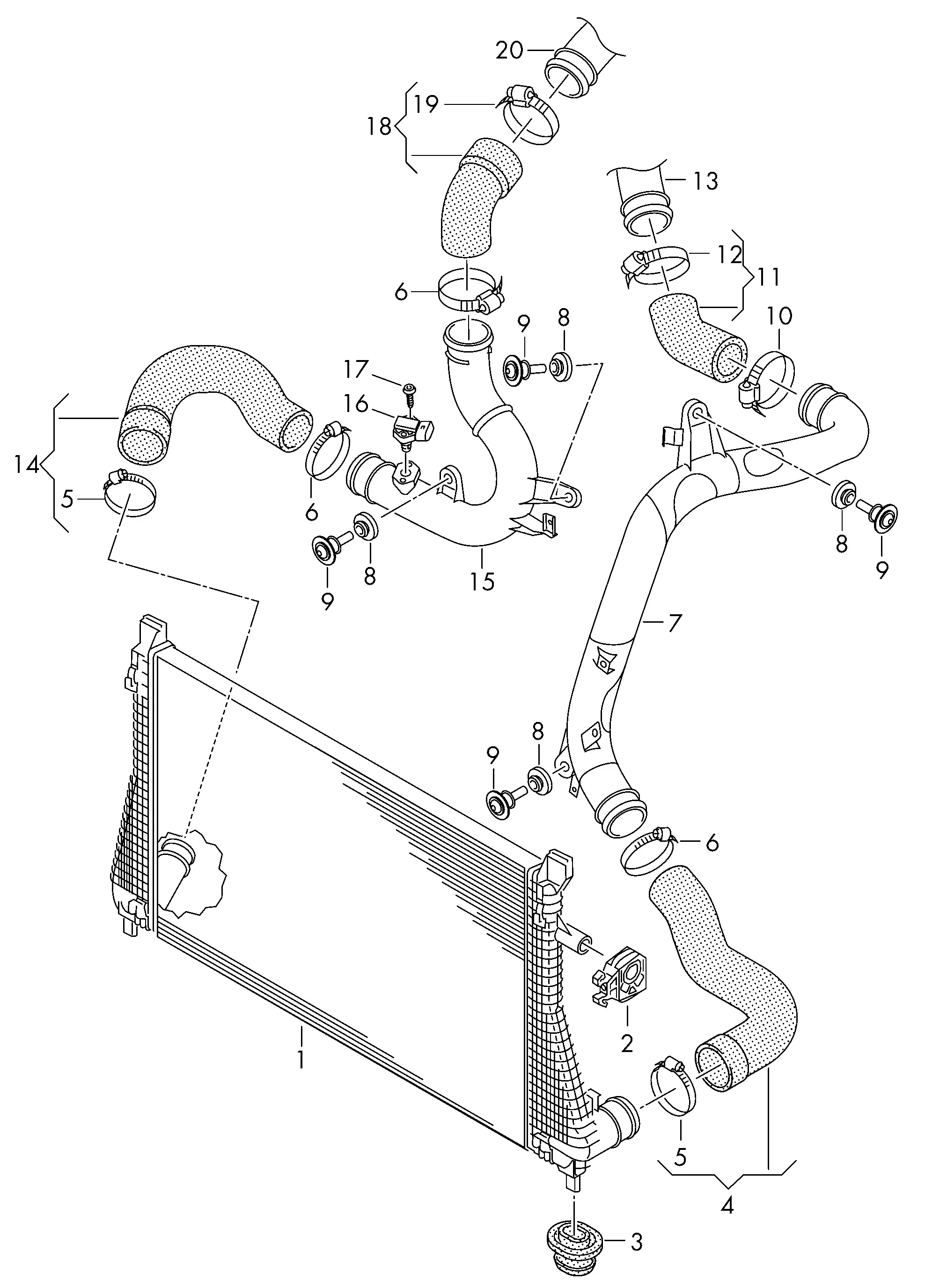Intercooler diagram