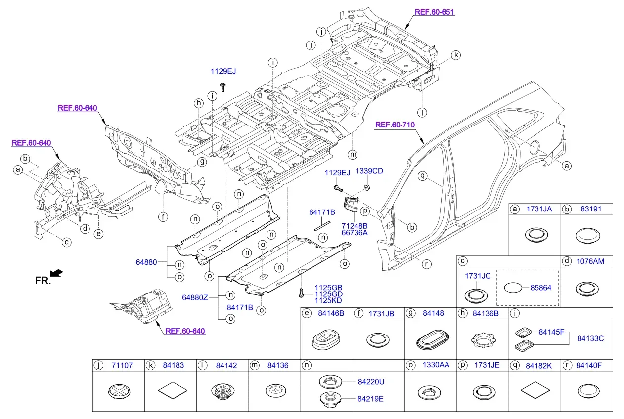 Insulation and plugs diagram