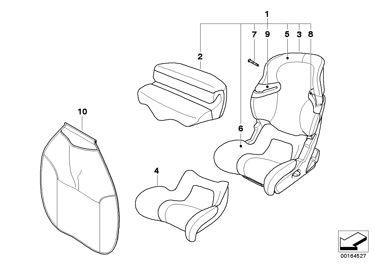 Child seat diagram