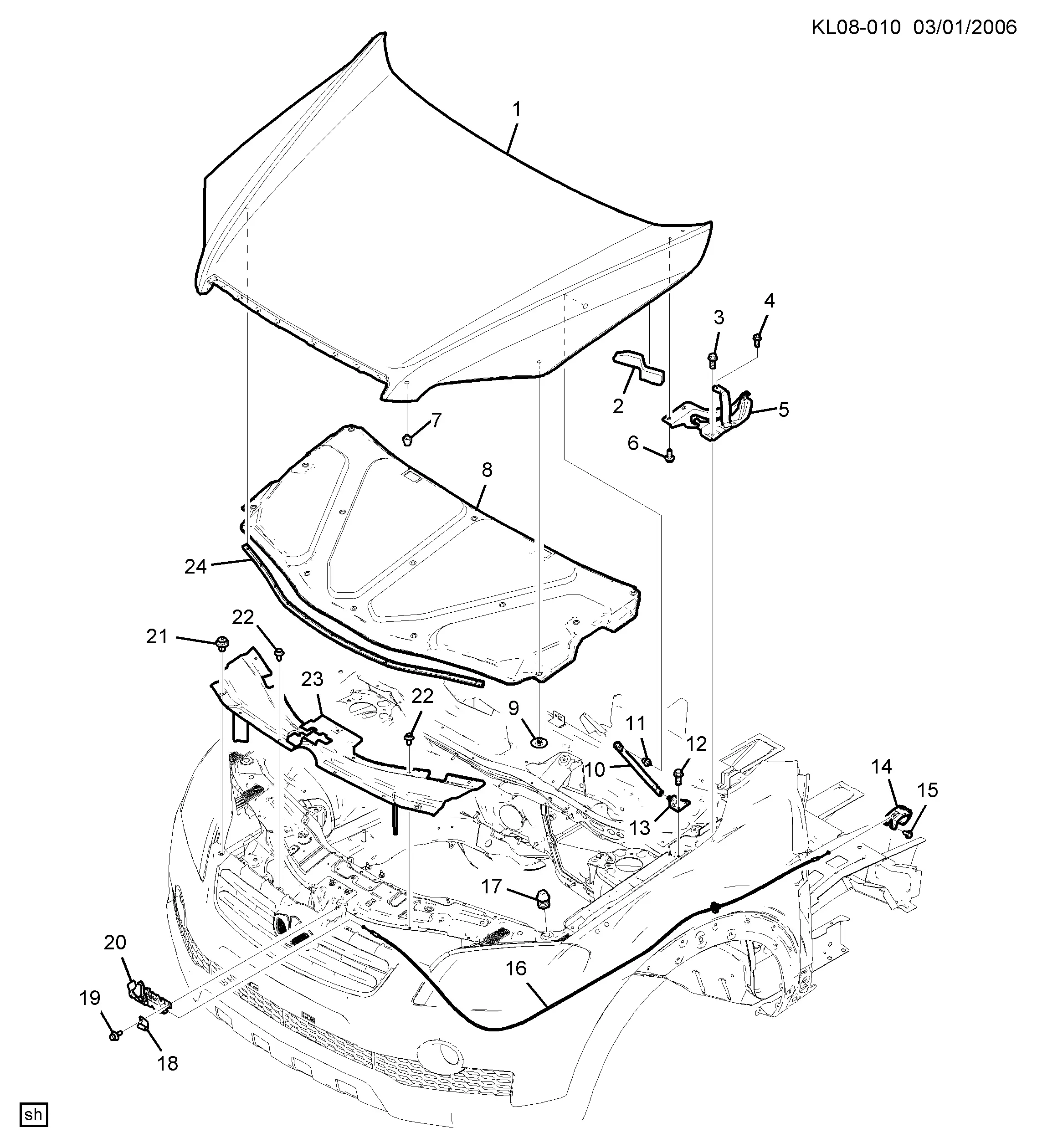 Hood diagram