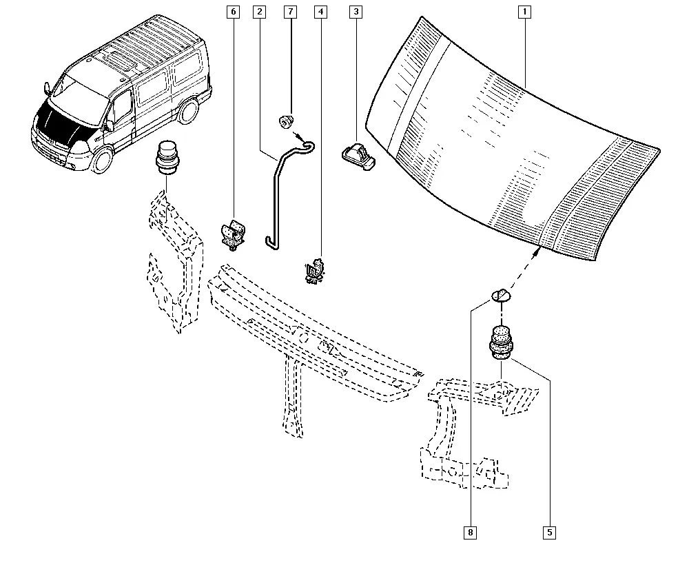 Hood diagram