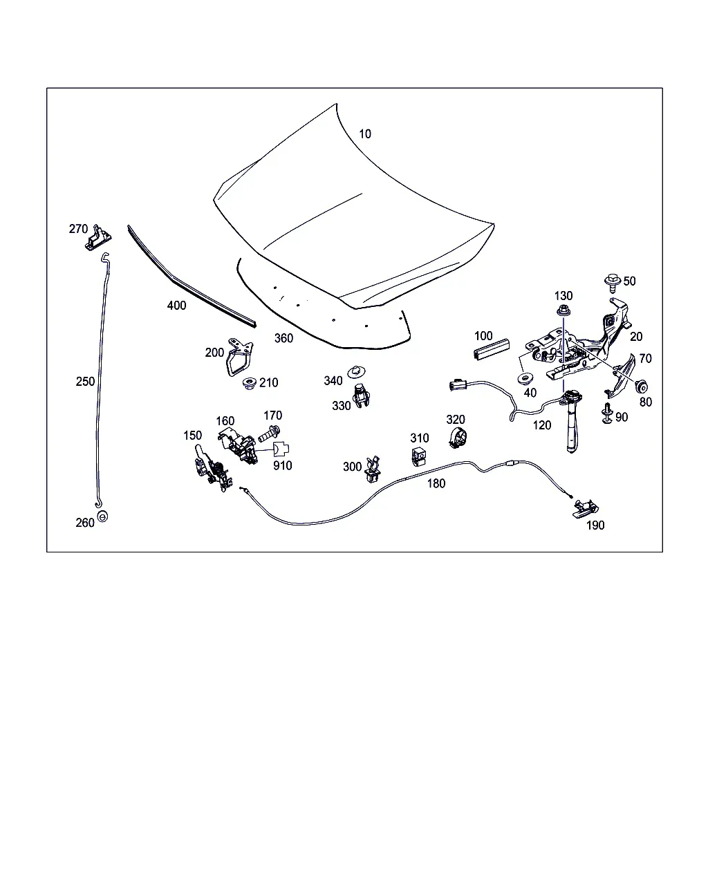 Капот diagram