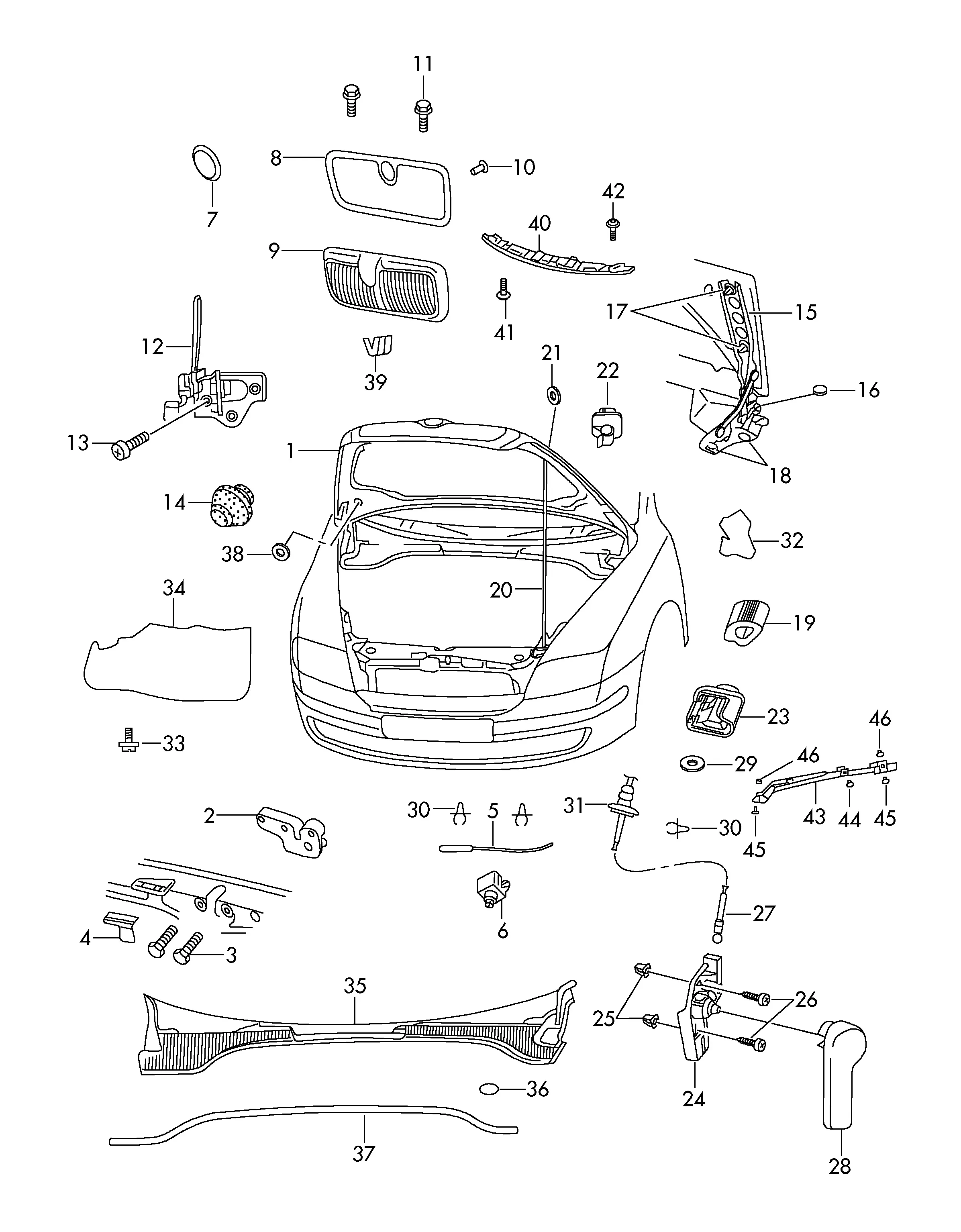 Hood diagram