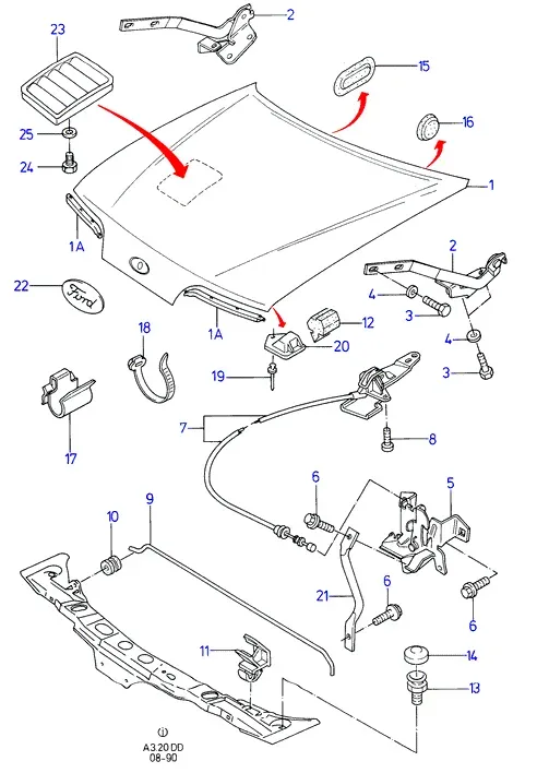 Hood diagram