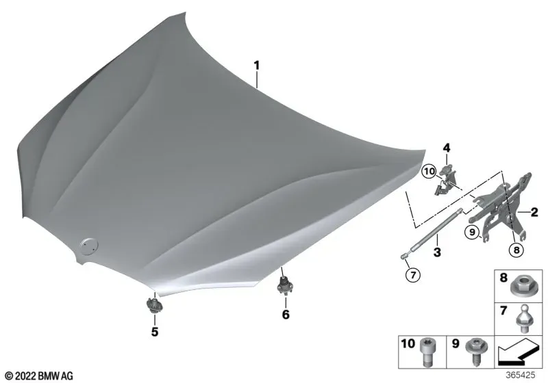 Hood and Accessories diagram