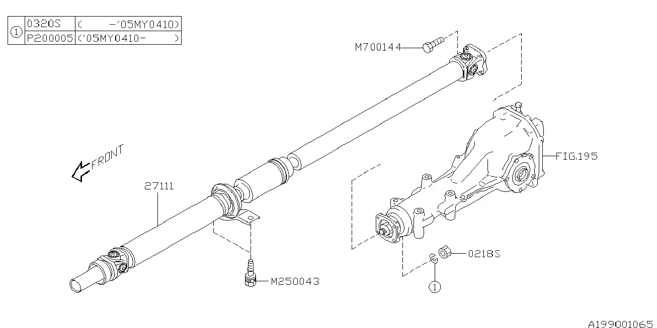 Propeller Shaft diagram