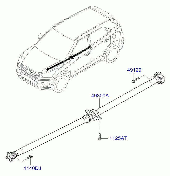 Propeller Shaft diagram