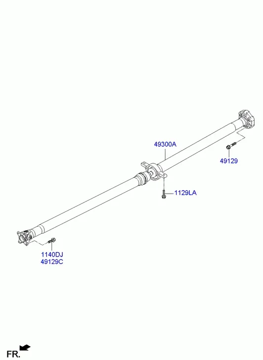 Propeller Shaft diagram