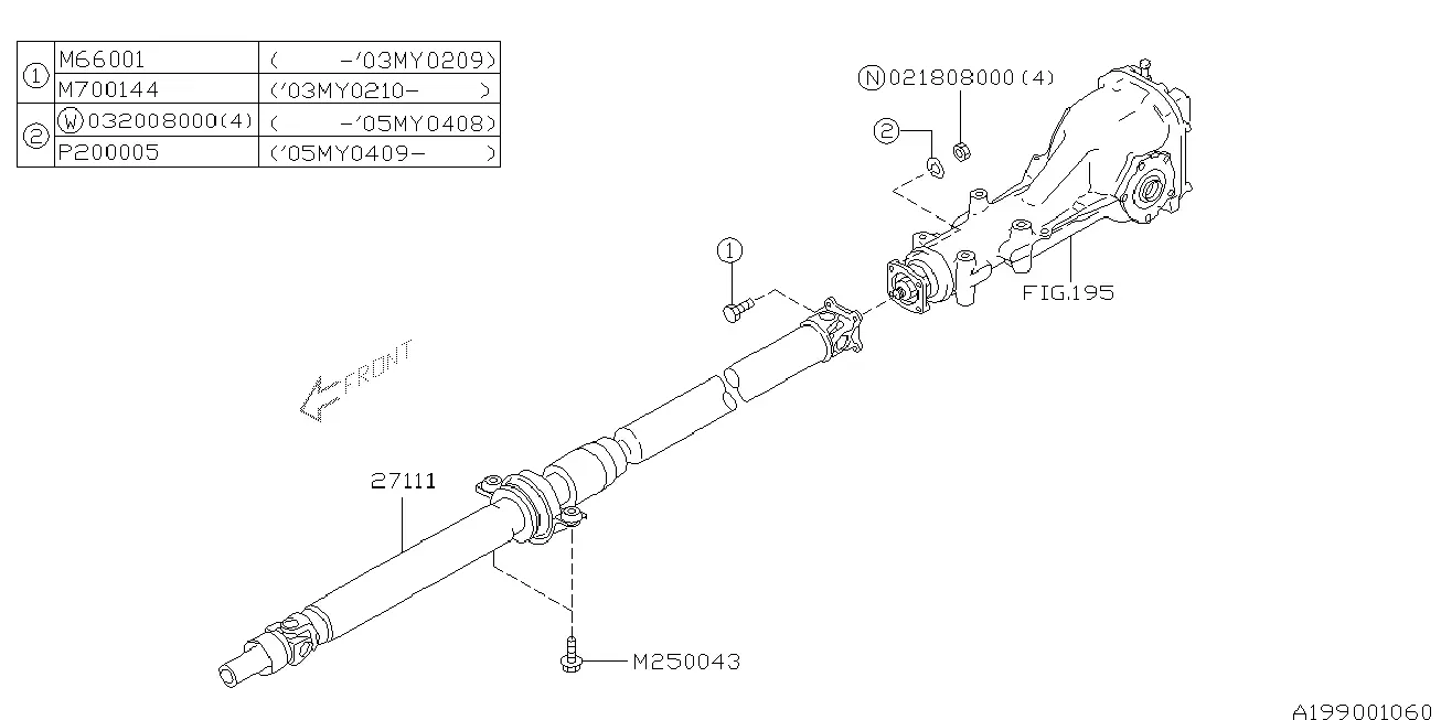 Propeller Shaft diagram