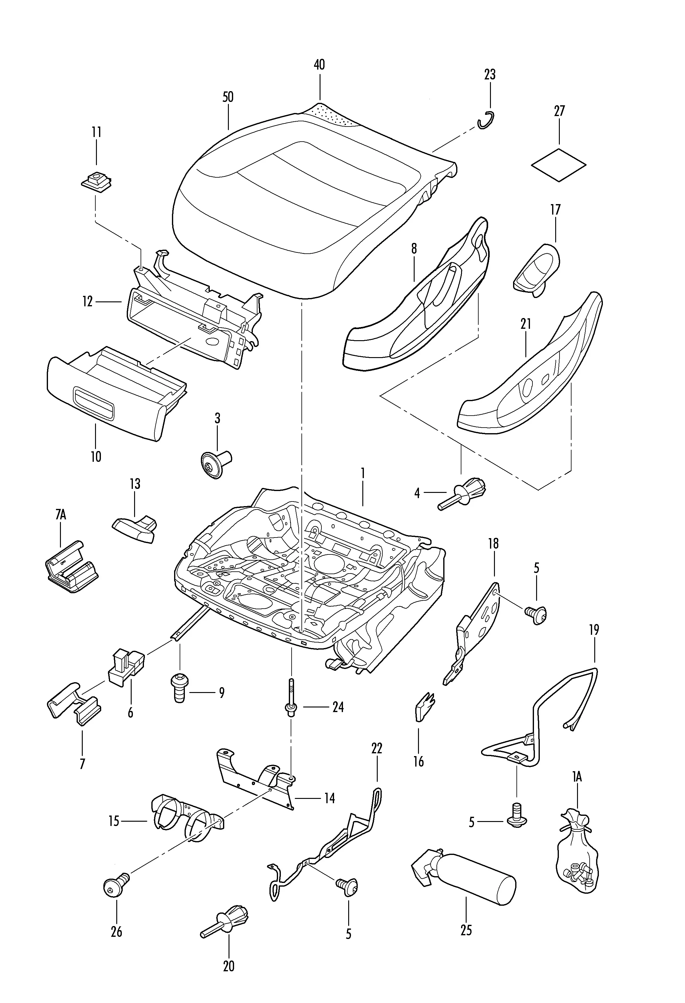 Seat Frame diagram
