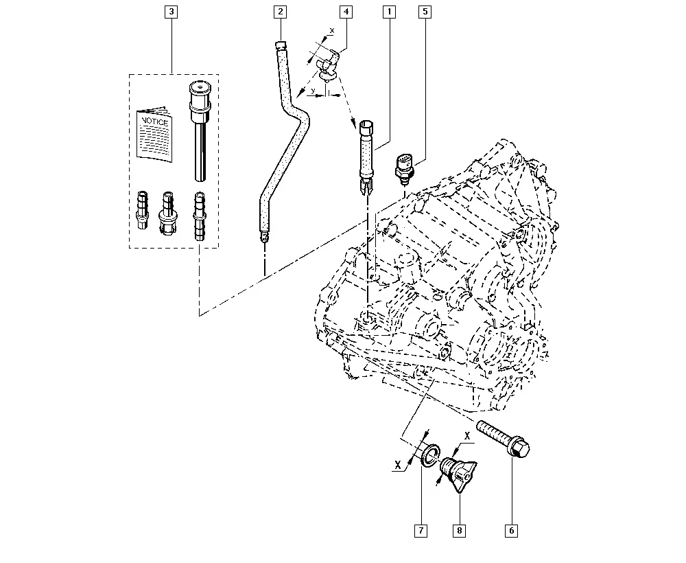 Transmission Housing diagram
