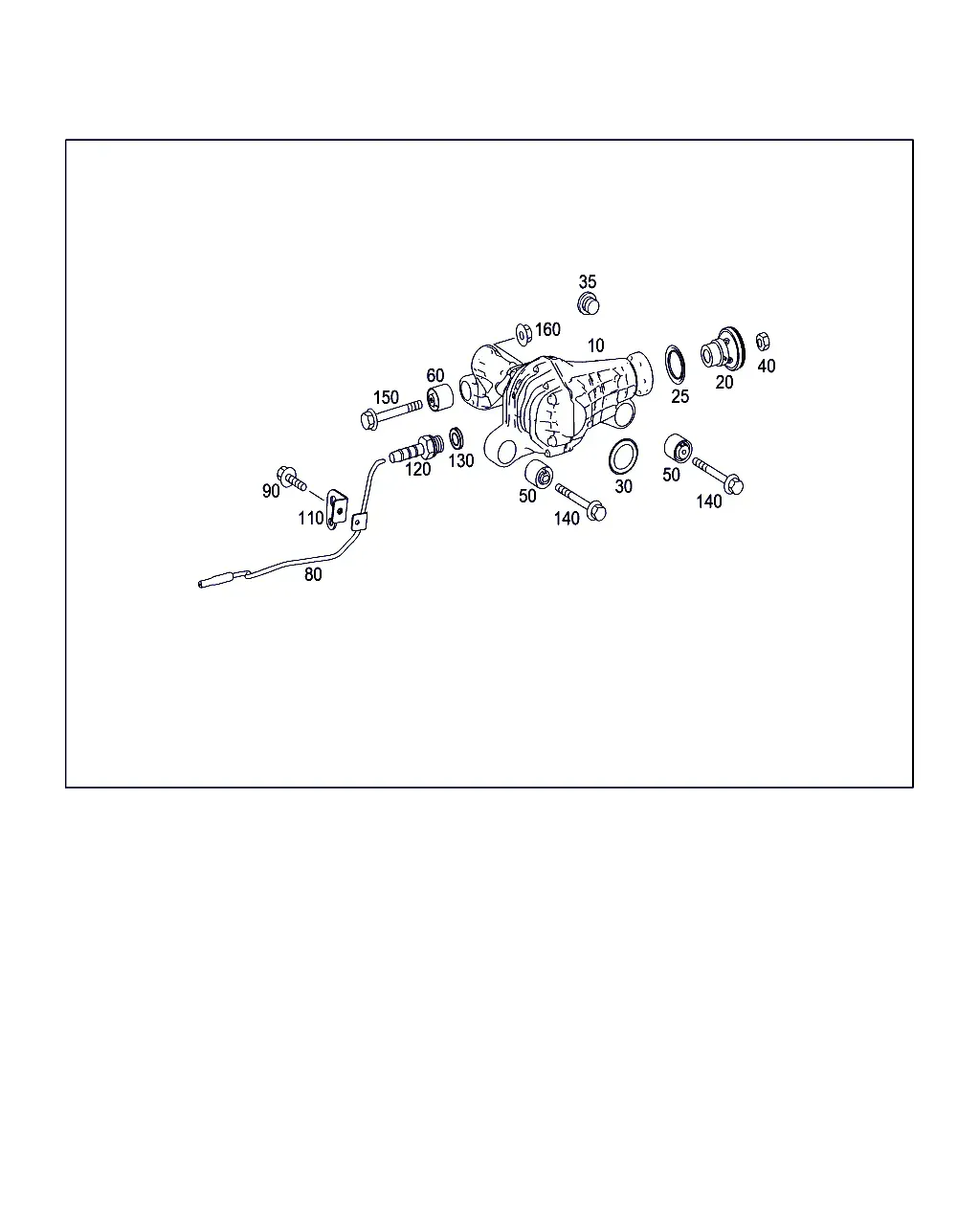 Front Axle Housing diagram