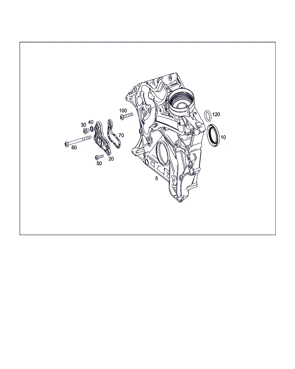 Timing Gear Cover diagram