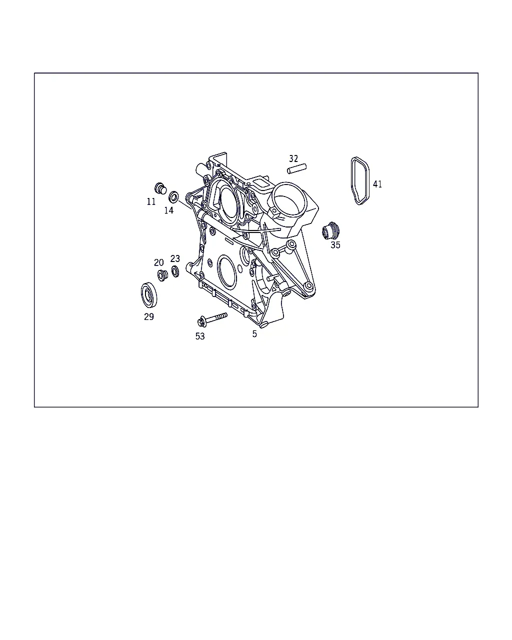 Timing Gear Cover diagram