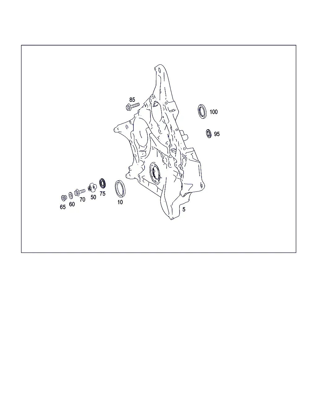 Timing Gear Cover diagram