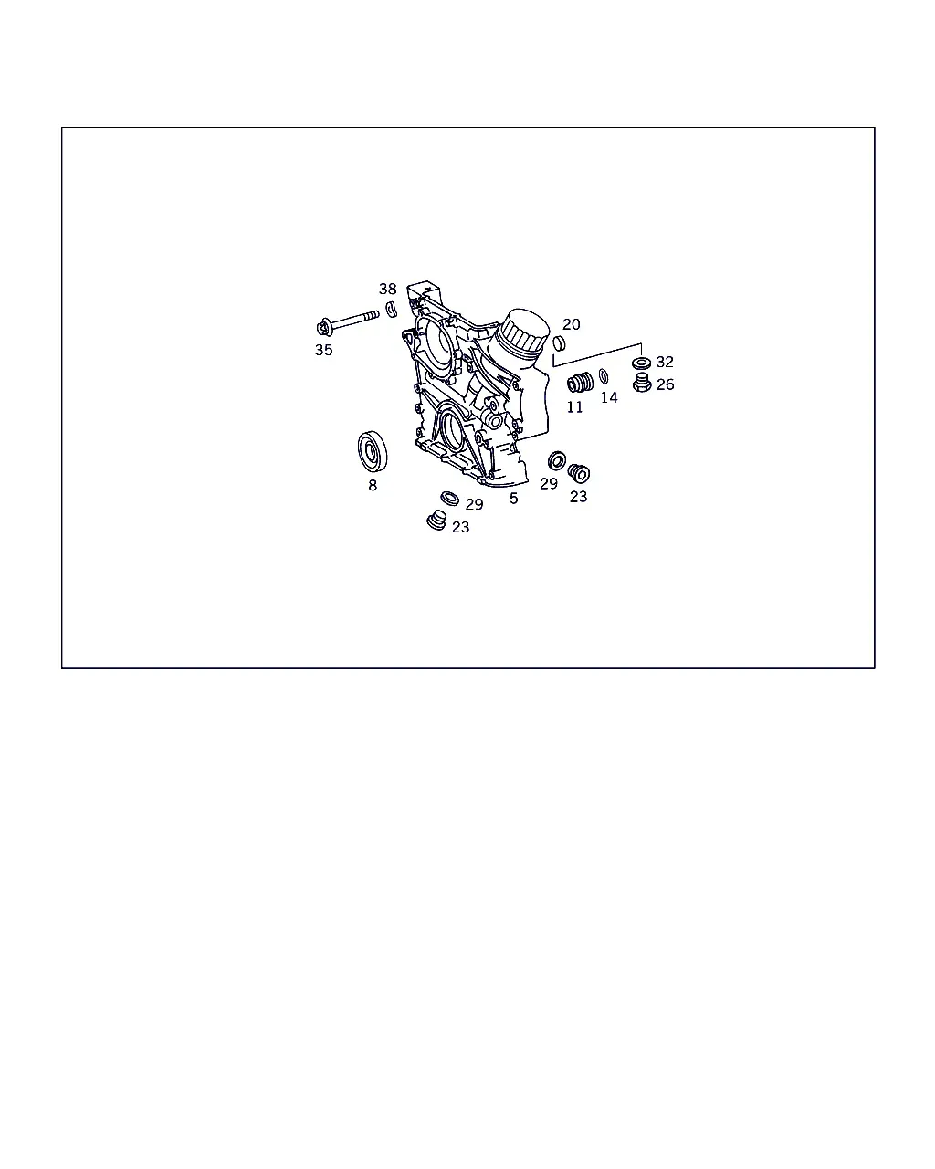 Timing Gear Cover diagram