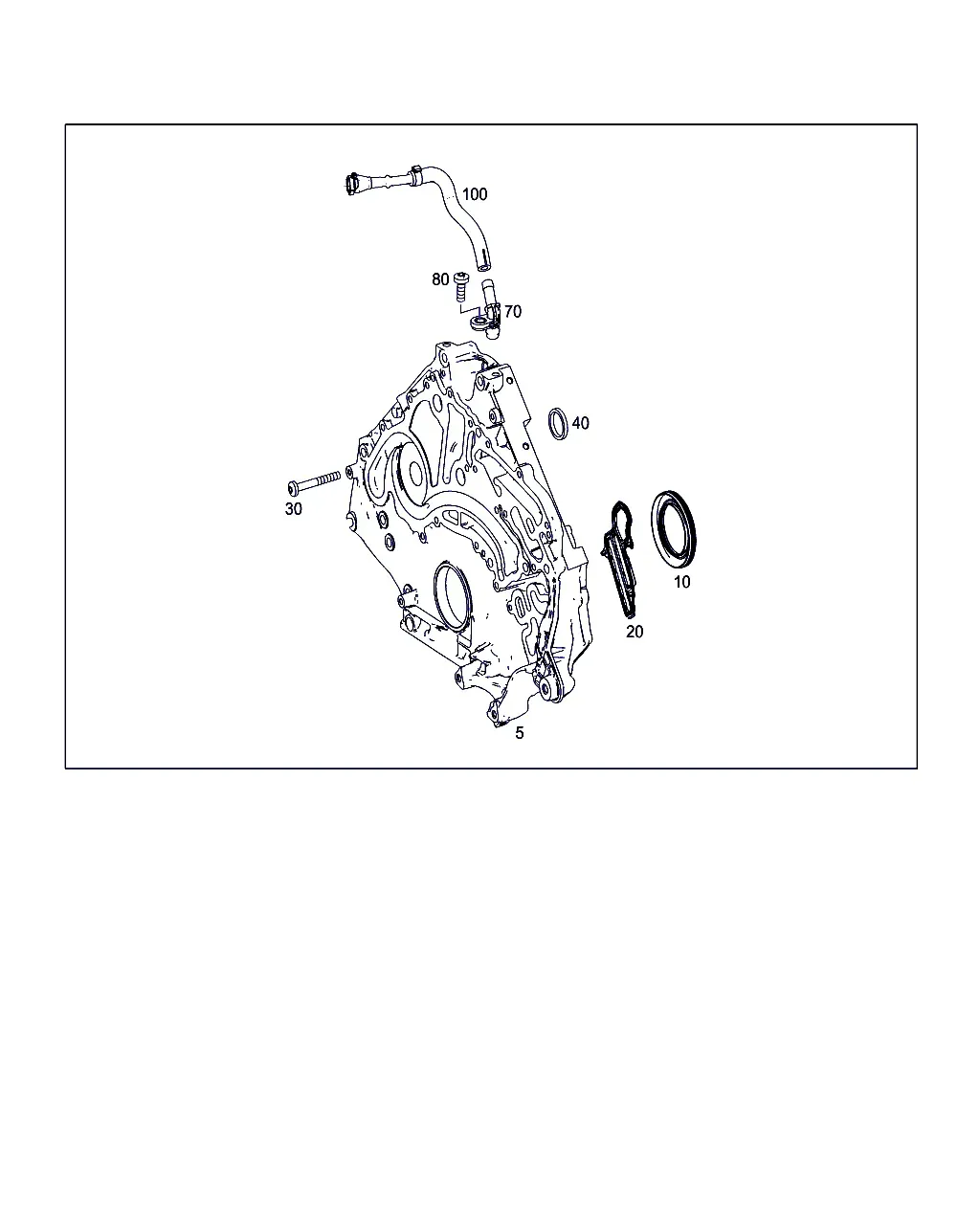 Timing Gear Cover diagram