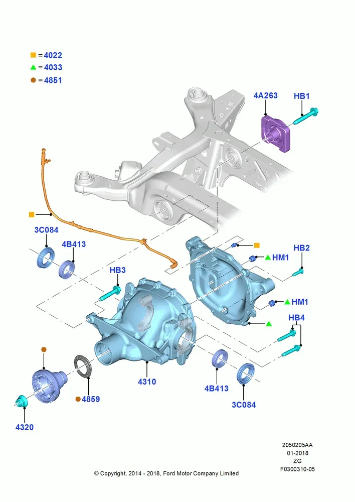 Rear Axle Housing diagram
