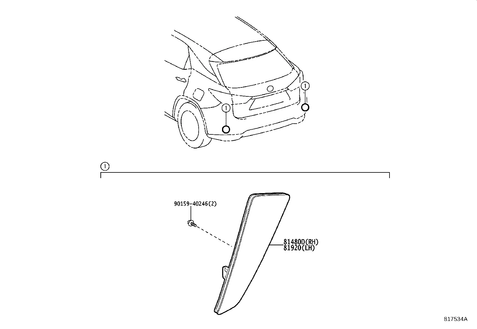 Reflex Reflectors diagram