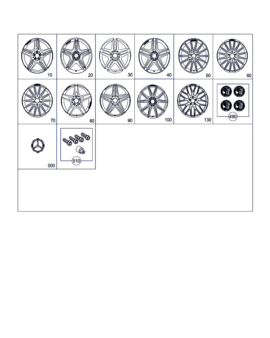 Wheels and Accessories diagram