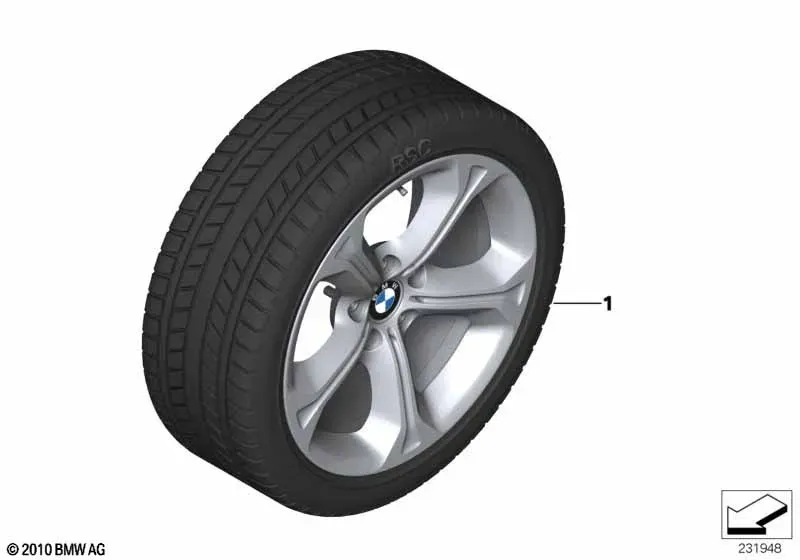 Winter Wheel Assembly 18" diagram