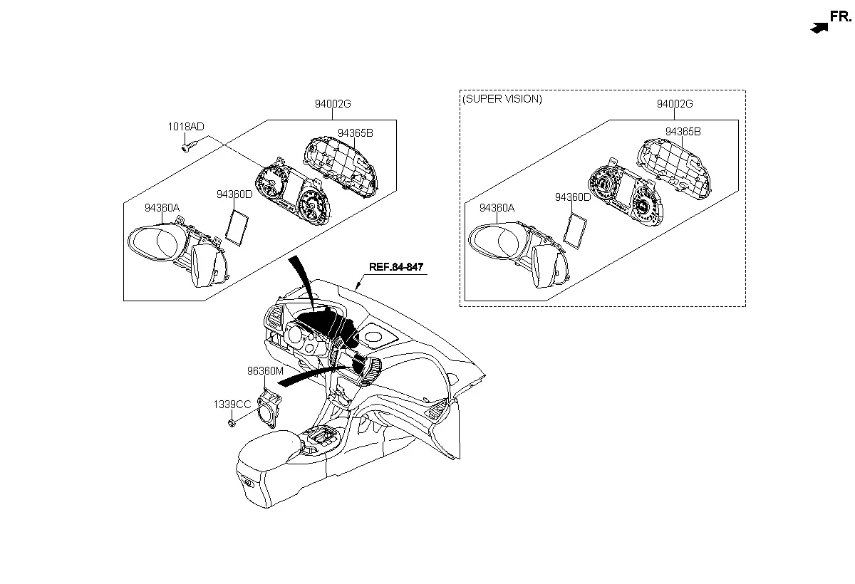 Instrument Cluster diagram