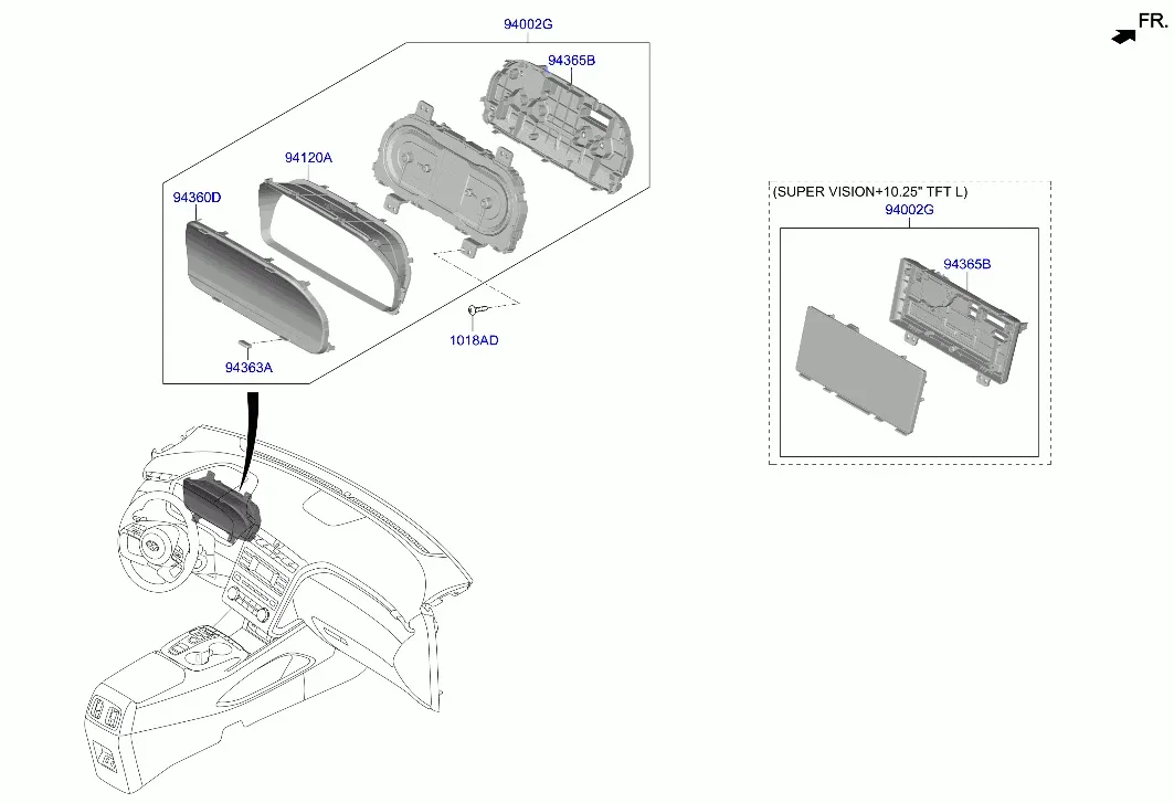 Instrument Cluster diagram