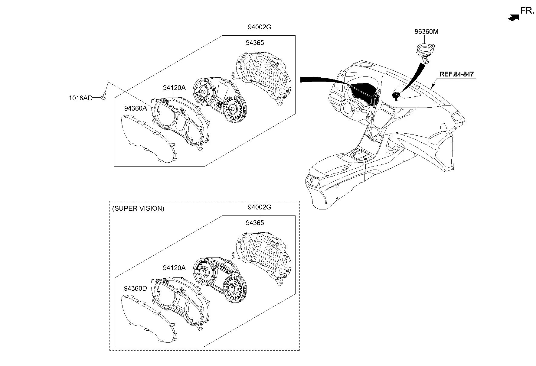 Instrument Cluster diagram