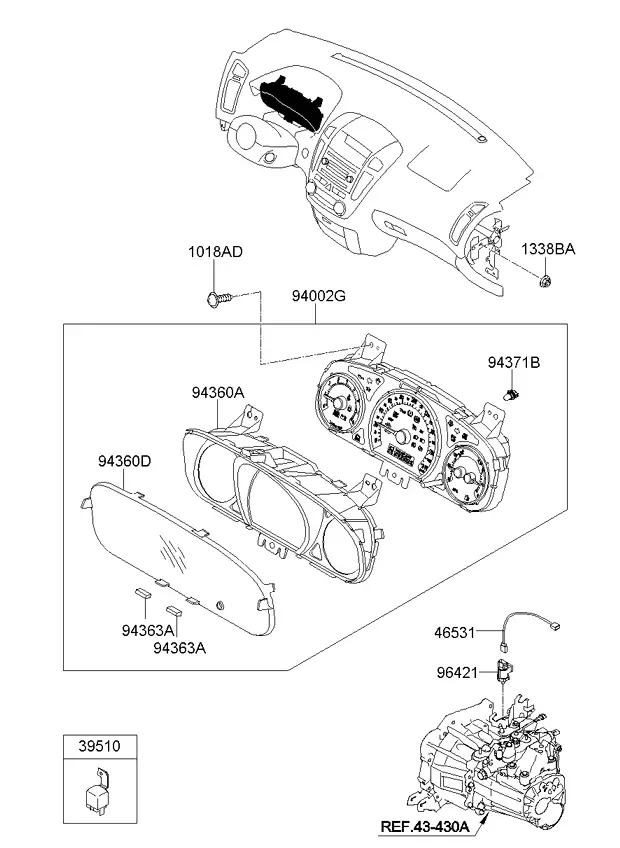 Instrument Cluster diagram