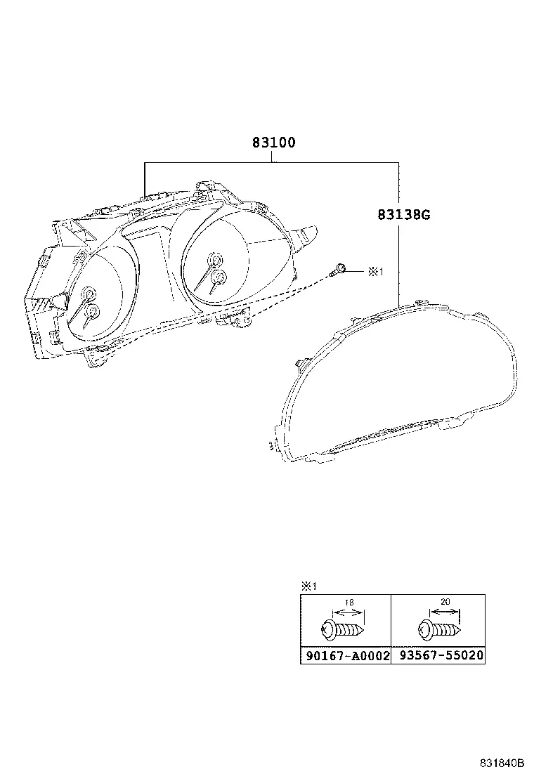 Instrument Cluster diagram