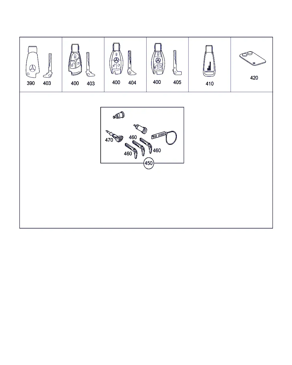 Key and Lock Cylinder Set diagram