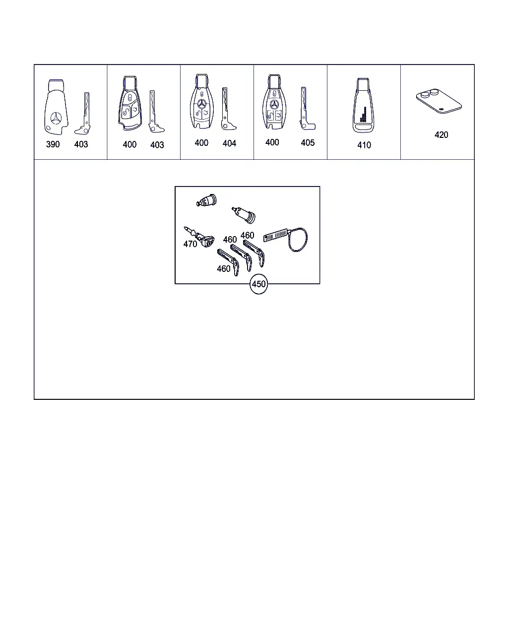 Key and Lock Cylinder Set diagram