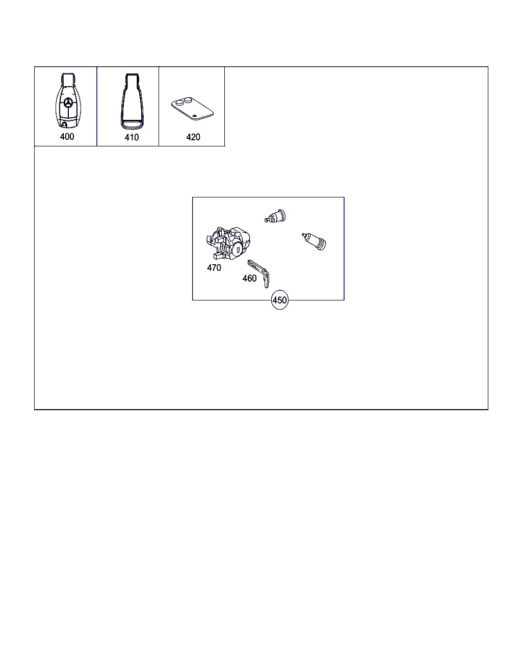 Key and Lock Cylinder Set diagram