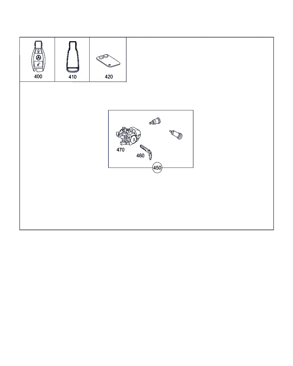 Key and Lock Cylinder Set diagram