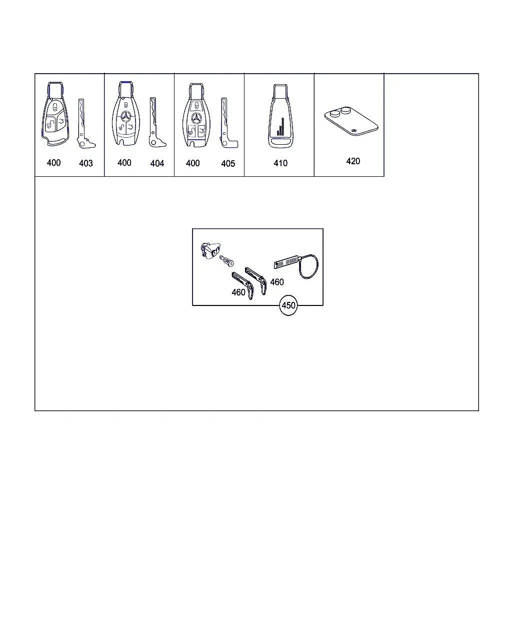 Key and Lock Cylinder Set diagram