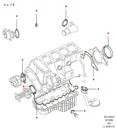 Engine Gasket Set diagram